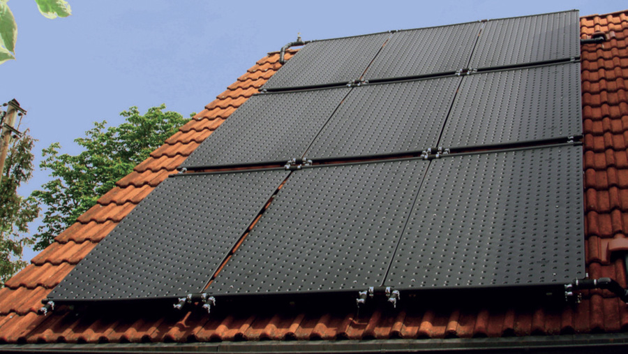 Solary basenowe montowane na dachu
